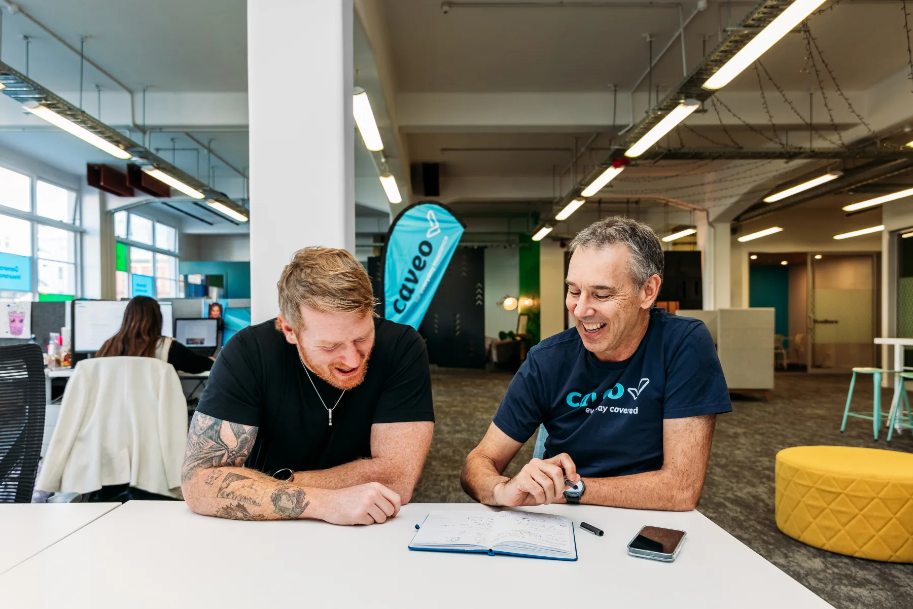 Velocity Group colleagues working together