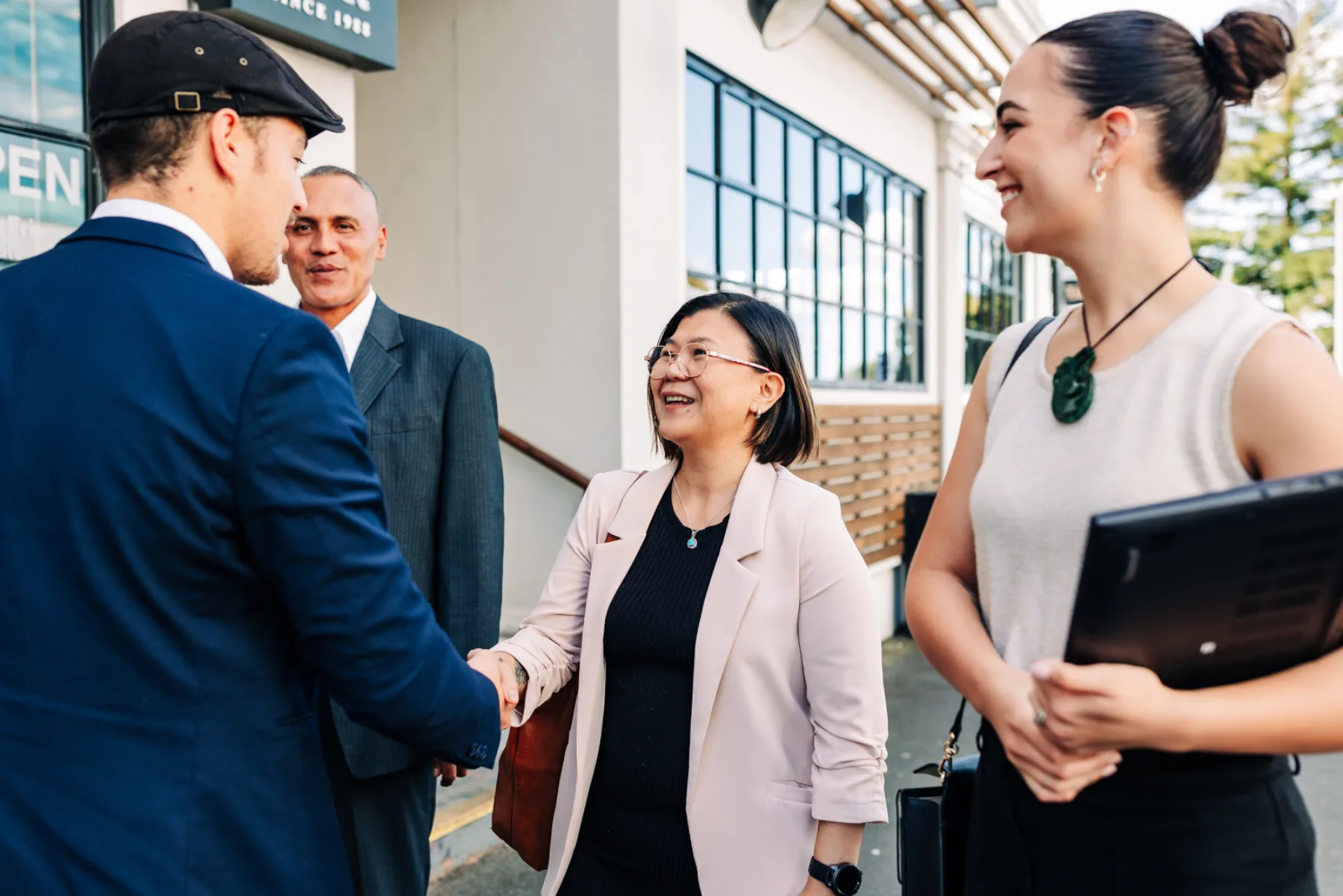 A purpose-led organisation discussing a property project